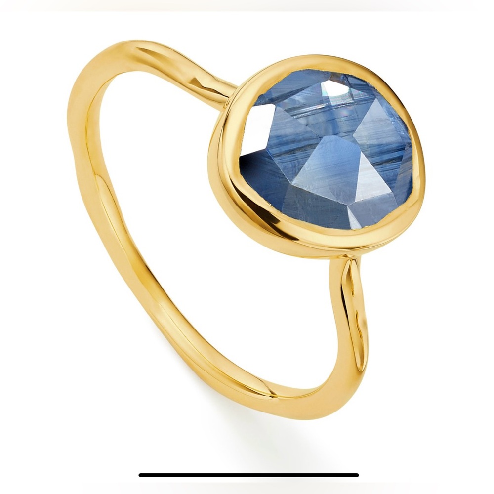 MONICA VINADER Siren Kyanite Stacking ring — sz 7